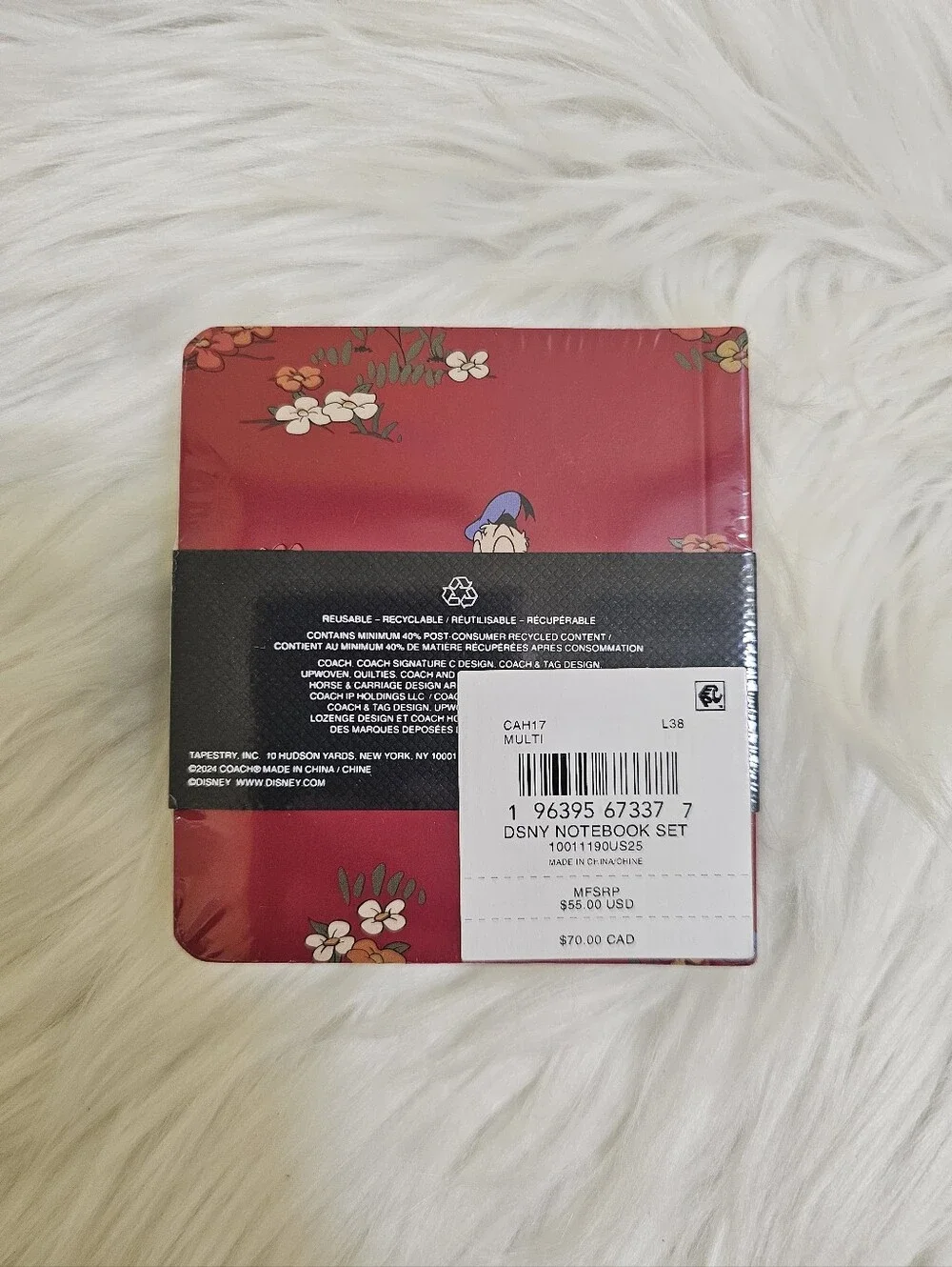 New Disney X Coach Mini Notebook Set with Mickey Mouse and Friends